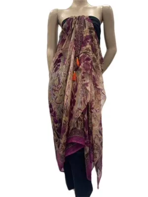 Printed Chiffon Sarong - 13