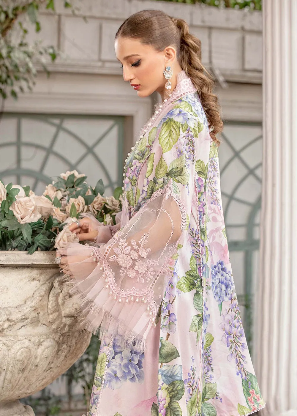 Printed Lawn Suit - Maria B - M.Prints Eid Collection 2023 - MPT-1801-A