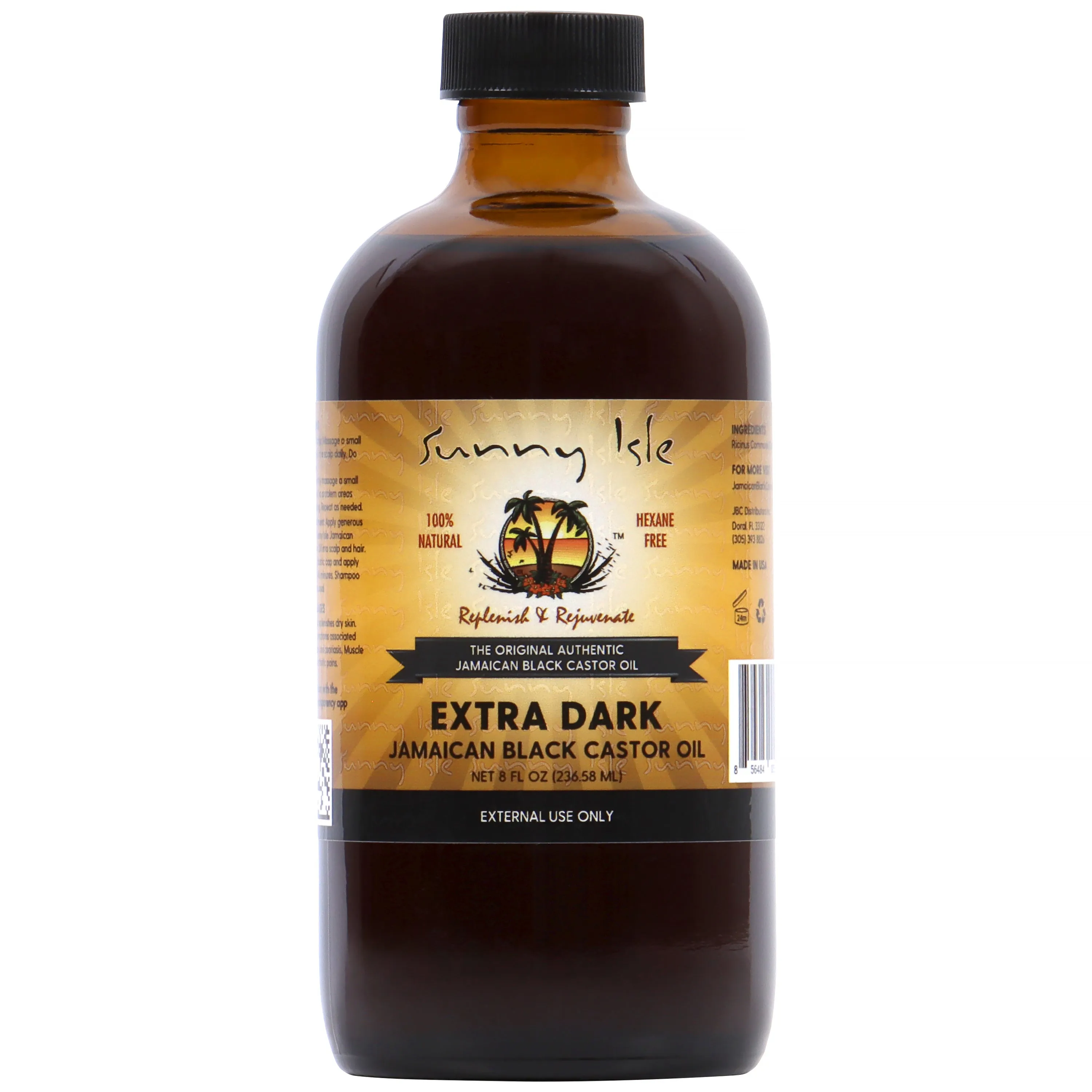 Sunny Isle Extra Dark Jamaican Black Castor Oil - 8oz