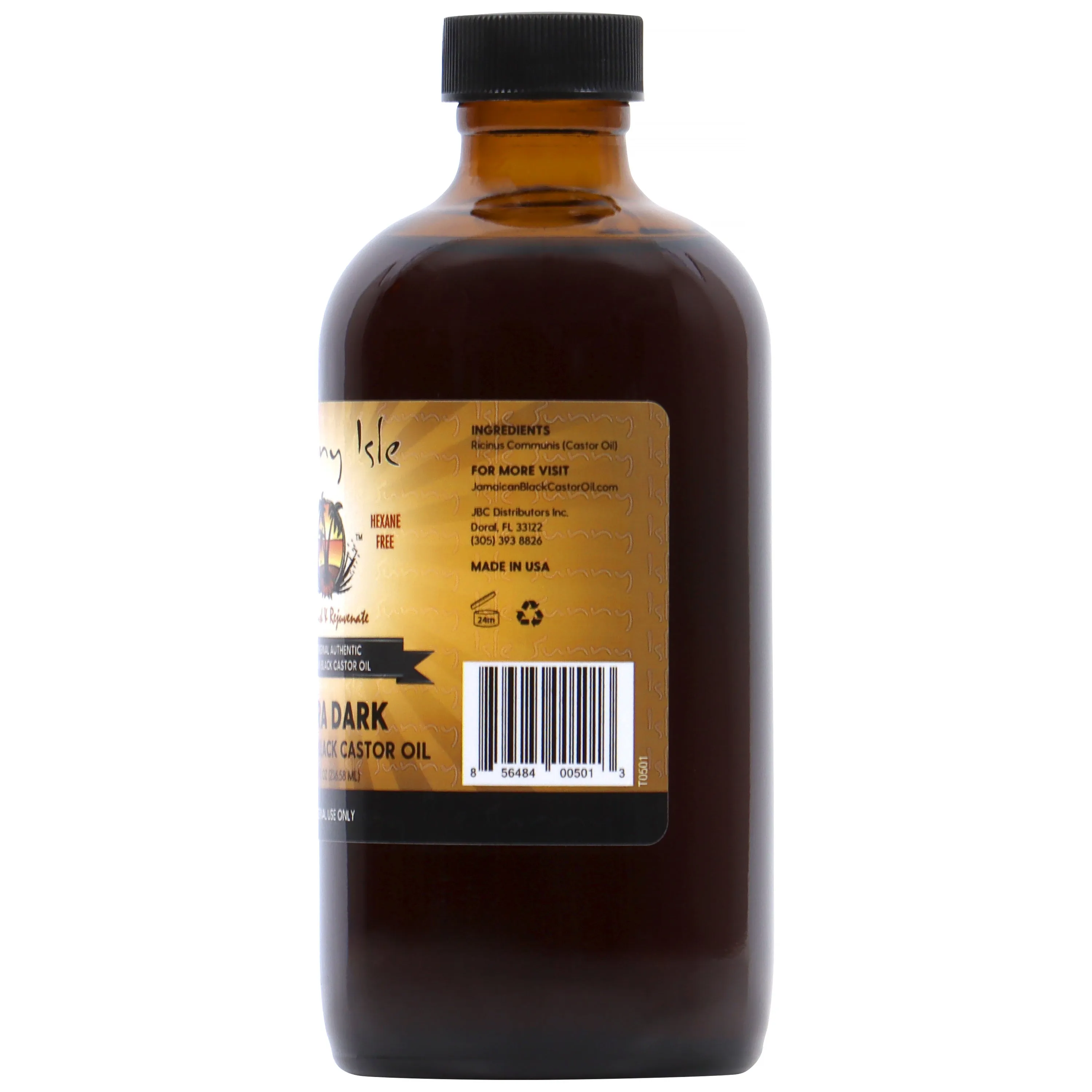 Sunny Isle Extra Dark Jamaican Black Castor Oil - 8oz