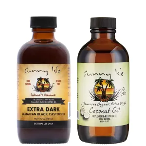 Sunny Isle Extra Dark JBCO and Coconut Oil Bundle