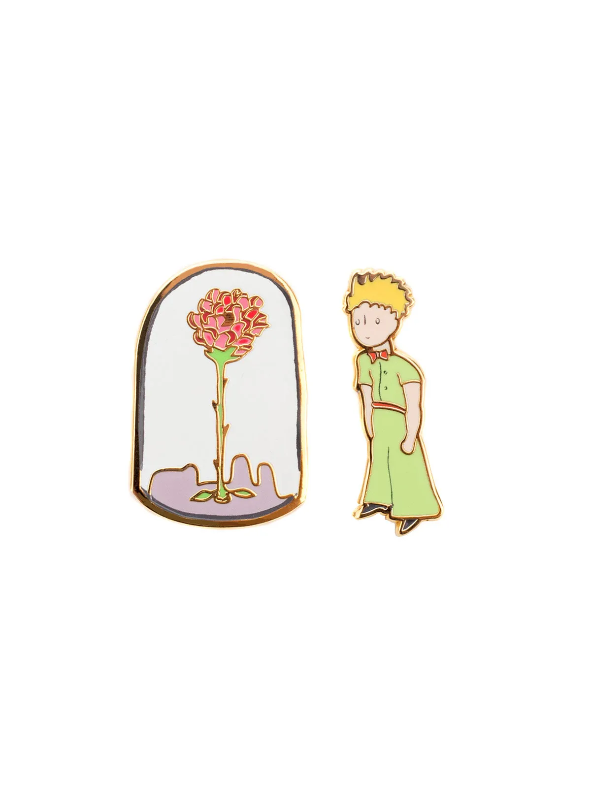 The Little Prince enamel pin set