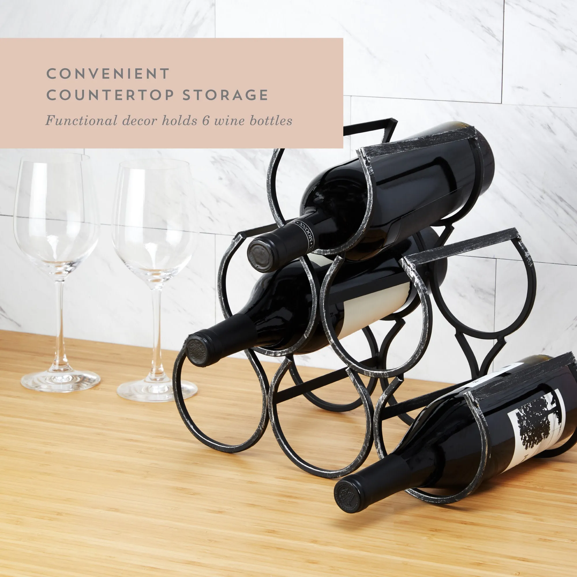 Wine Shrine Metal Bottle Holder